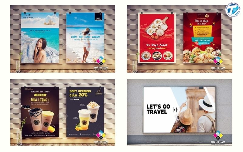 Một số mẫu in poster dán của In Thành Nam